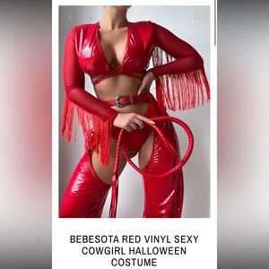 I am selling my sexy red cowgirl costume! Accessories/whip do not come with it